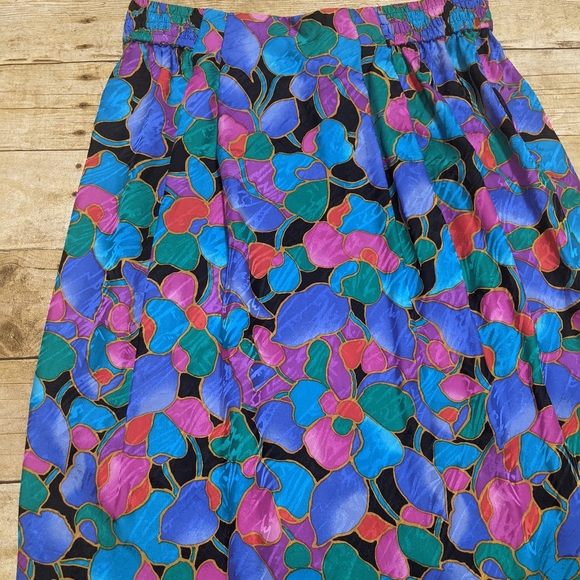 Vintage Silk Skirt - Picture 3 of 10